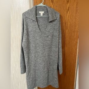 Long sleeve sweater dress size large